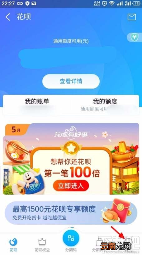 支付宝花呗当面花如何查看账单明细？