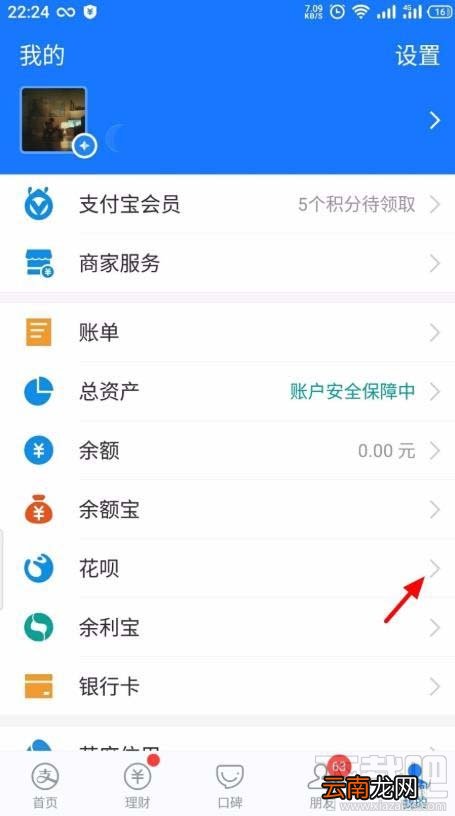 支付宝花呗当面花如何查看账单明细？