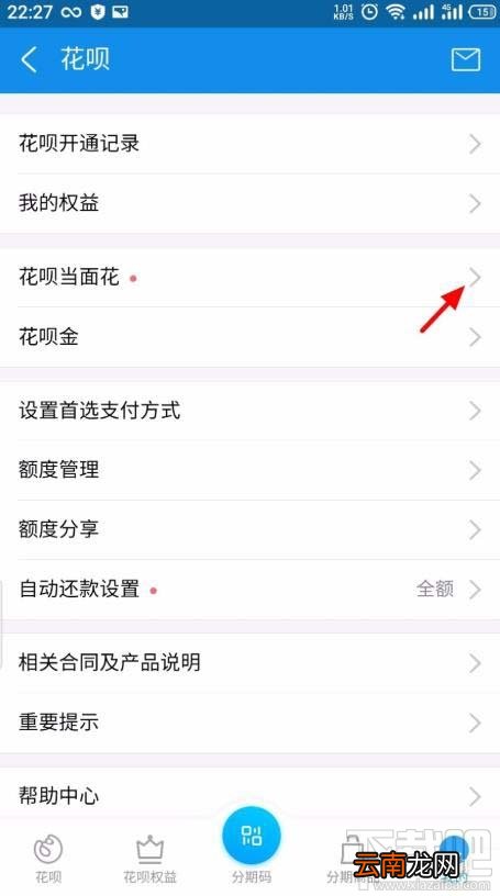 支付宝花呗当面花如何查看账单明细？