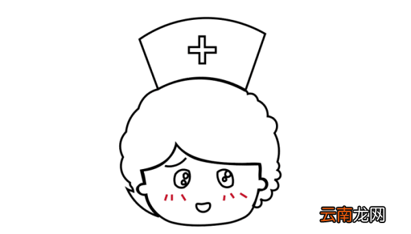 护士动漫头像简笔画 护士动漫头像简笔画怎么画