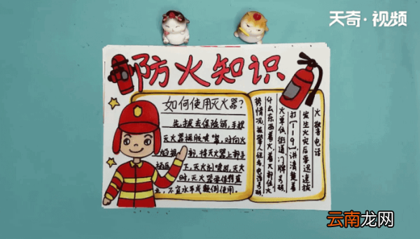 防火手抄报 防火手抄报怎么画