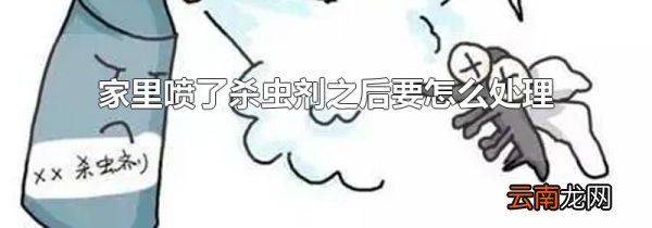 家里喷了杀虫剂之后要怎么处理