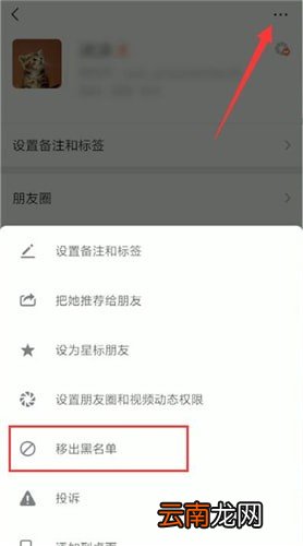 微信中将黑名单人删除的操作方法