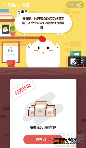 支付宝蚂蚁庄园5月14日答案 吃胶原蛋白有助于美容吗