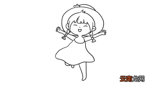 儿童节奔跑的小孩简笔画画法儿童节奔跑的小孩简笔画步骤