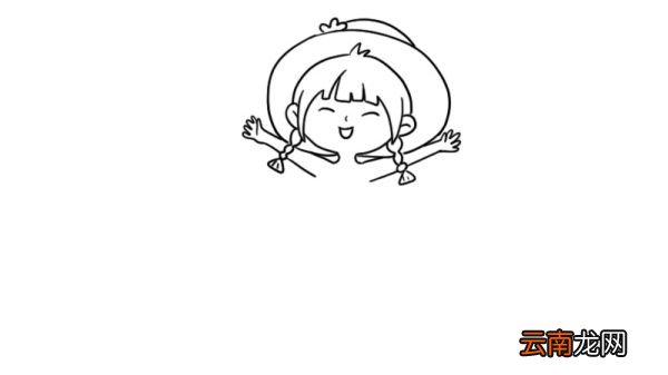 儿童节奔跑的小孩简笔画画法儿童节奔跑的小孩简笔画步骤