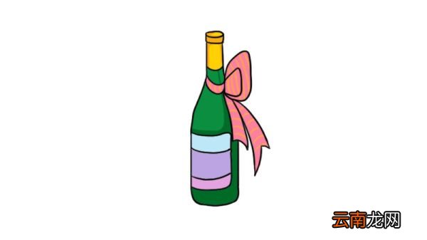 元旦啤酒简笔画