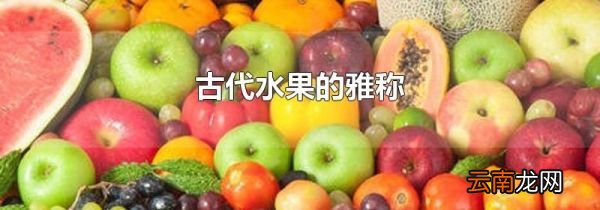 古代水果的雅称