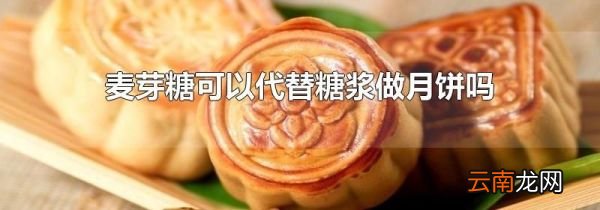 麦芽糖可以代替糖浆做月饼吗