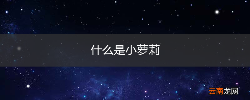什么是小萝莉