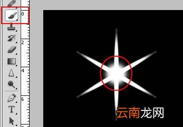 ps制作闪光点的操作方法