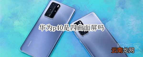 华为p40是四曲面屏吗