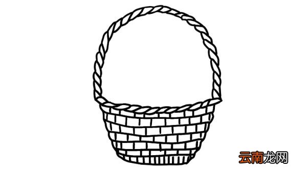 水果篮简笔画怎么画怎么画水果篮简笔画