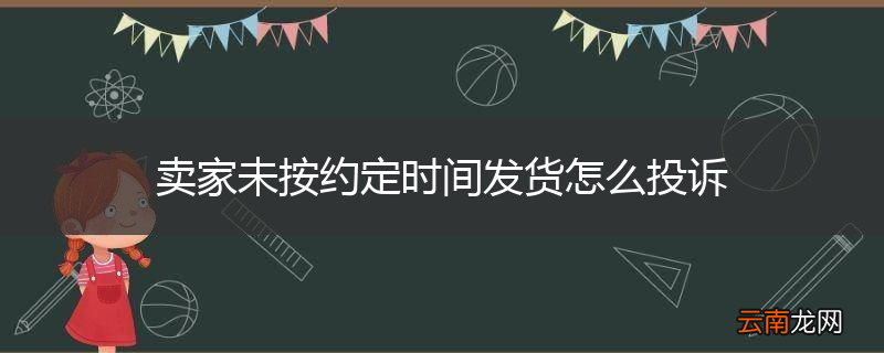 卖家未按约定时间发货怎么投诉