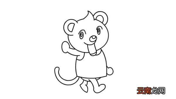 豹子简笔画