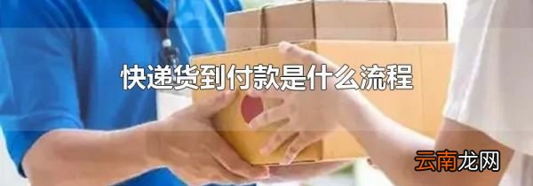 快递货到付款是什么流程