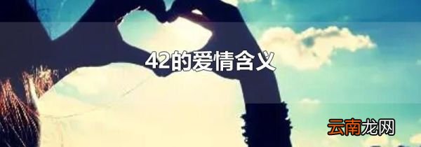 42的爱情含义