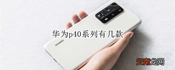 华为p40系列有几款