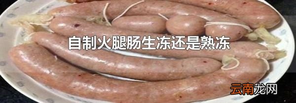 自制火腿肠生冻还是熟冻