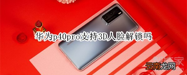 华为p40pro支持3D人脸解锁吗