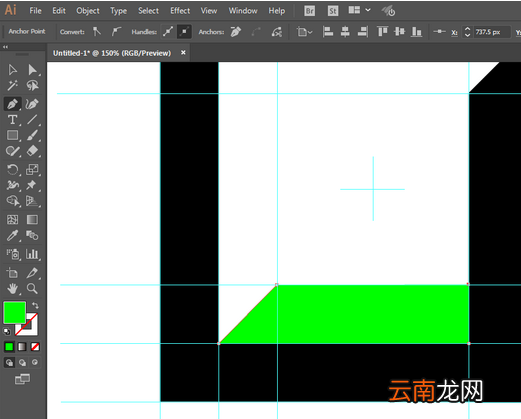 ai制作无线循环正方形的操作步骤