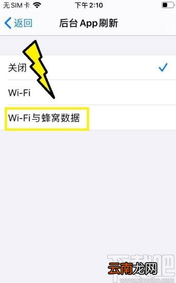 苹果手机设置应用后台刷新的方法