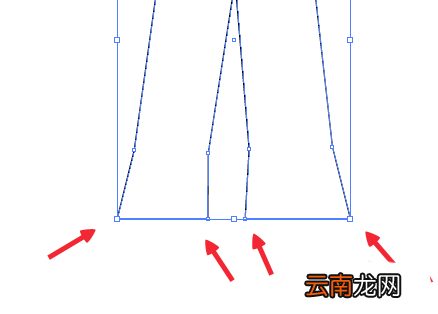 ai设计喇叭裤标志的操作流程