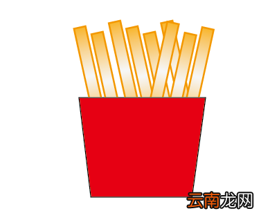 ai绘制薯条矢量图标的操作步骤