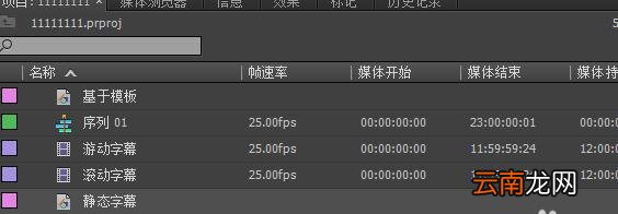 Premiere新建动态字幕或静态字幕的操作步骤