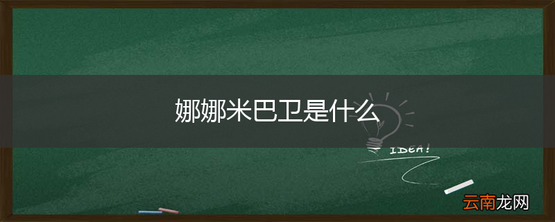 娜娜米巴卫是什么