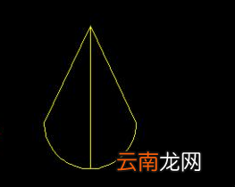 CAD制作水滴形状的图文操作过程