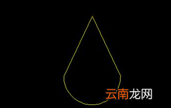 CAD制作水滴形状的图文操作过程
