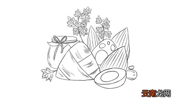 端午节简笔画的步骤端午节简笔画的画法