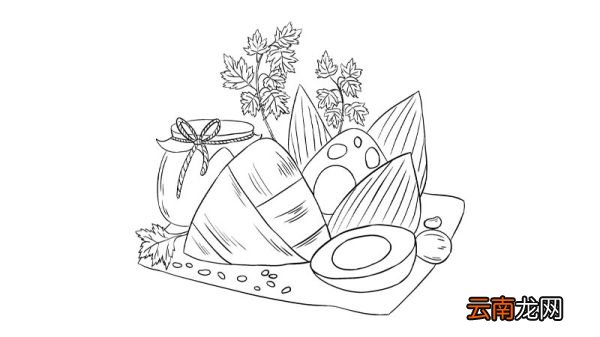 端午节简笔画的步骤端午节简笔画的画法