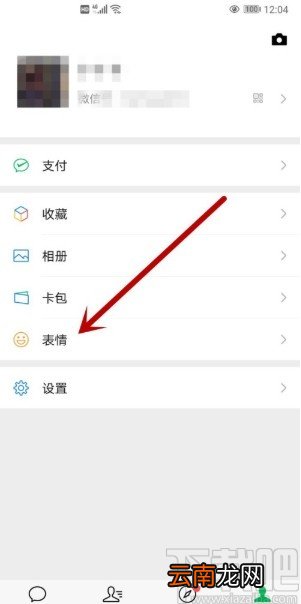 微信APP删除表情的方法步骤