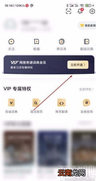 网易有道词典APP开通VIP会员的方法