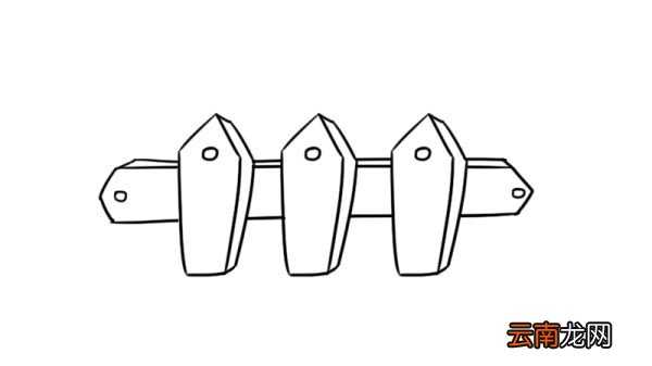 栅栏简笔画 栅栏简单画法