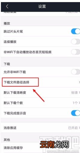 优酷视频APP设置视频下载路径的方法