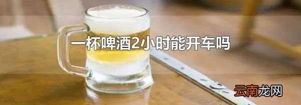 一杯啤酒2小时能开车吗