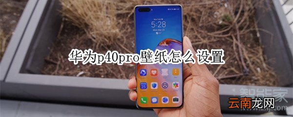 华为p40pro壁纸怎么设置