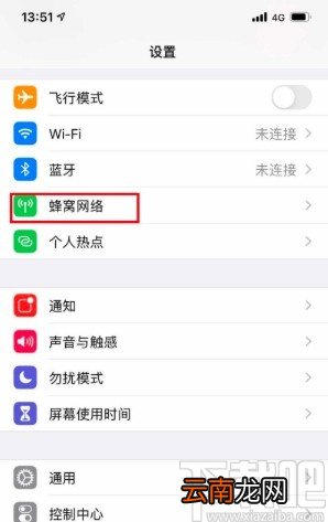 苹果手机设置3G网络的方法步骤