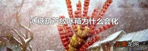 冰糖葫芦放冰箱为什么会化