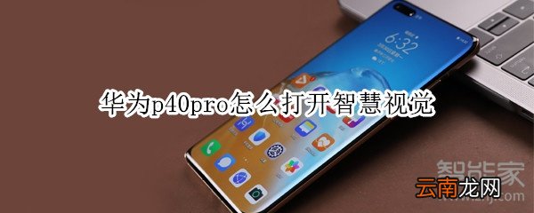 华为p40pro怎么打开智慧视觉