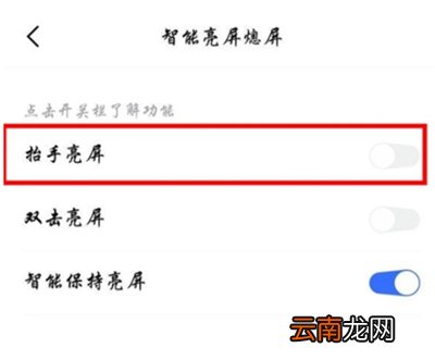 vivos6怎么开启抬手亮屏