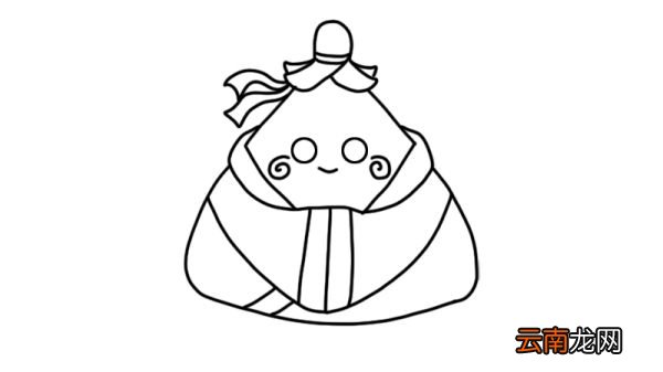 粽子简笔画怎么画粽子简笔画画法