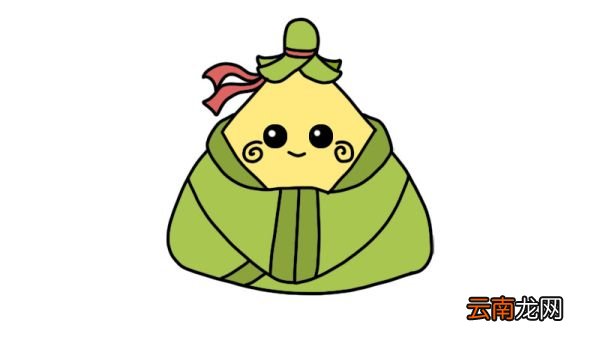 粽子简笔画怎么画粽子简笔画画法