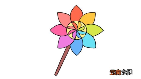 儿童节小风车简笔画步骤儿童节小风车简笔画怎么画