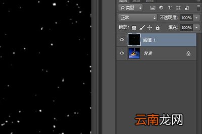 PS打造雪花效果的操作步骤