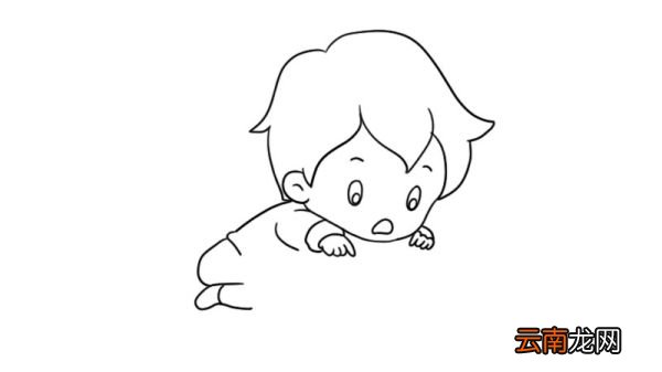 儿童节小朋友抱玩具简笔画怎么画