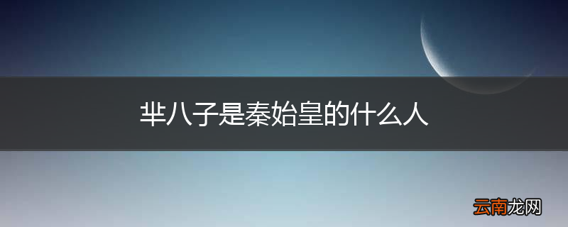 芈八子是秦始皇的什么人